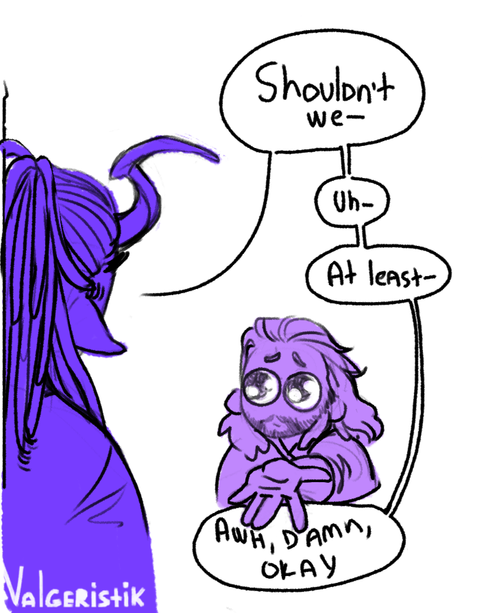 valgeristik_art's tweet photo. This scene for Gale triggered for me in the funniest place possible 1/2

#BG3fanart https://t.co/Lc1fwKGTAA