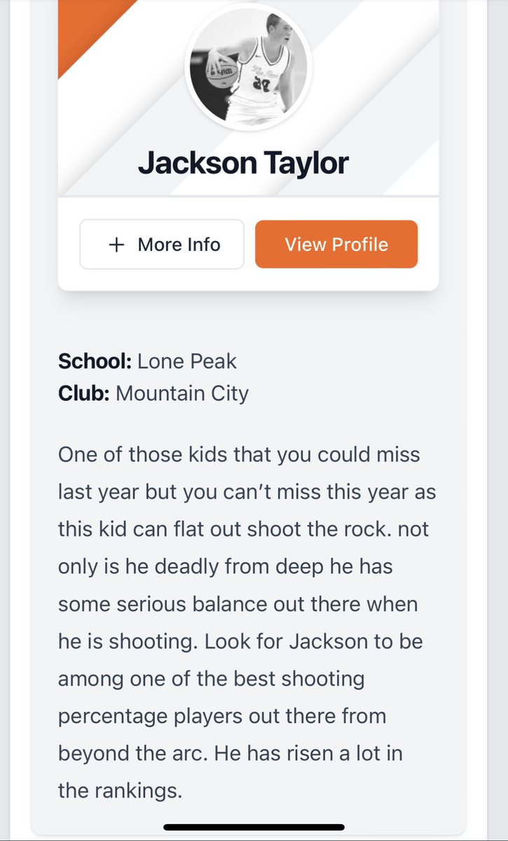 .<a href="/PrepHoopsUT/">Prep Hoops Utah</a> thanks for the kind words! 

<a href="/MtnCityHoops/">Mountain City Basketball</a> <a href="/LPHSbasketball/">Lone Peak Boys Basketball</a> <a href="/UtahTop50League/">Utah Top 50 Elite League</a>