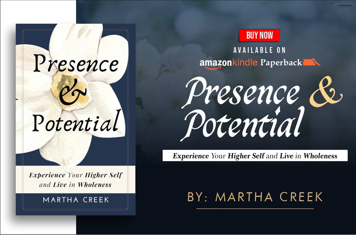 Martha Creek's book, 'Presence and Potential,' is an invitation to explore your leadership potential in every area of life. Are you ready to become a more thoughtful and empowered leader? #LeadershipPotential #EmpoweredLeader amazon.com/dp/B0CJXFP8RD/