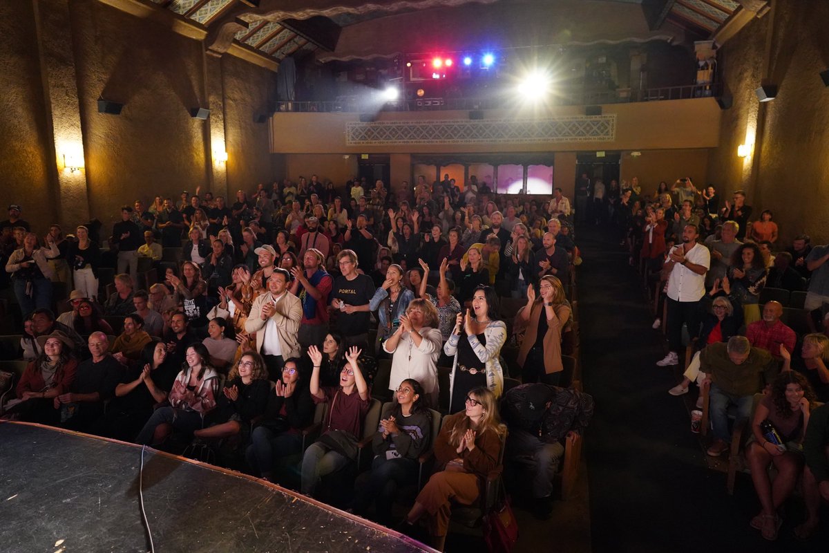 commongrounddoc's tweet photo. "This is the best movie I've ever seen in my whole life," someone said during our post-screening Q&A at last night's sold out San Diego County premiere! 

We'll be playing at LA Paloma Theatre in Encinitas on:
Saturday, 10/21 @ 4:45pm
Sunday, 10/22 @ 3:30pm
Monday, 10/23 @ 6:00pm
Tuesday, 10/24 @ 6:00pm
Wednesday, 10/25 @ 6:00pm

Tickets available at the door, box office opens approximately fifteen minutes before each show. Cash only please. Learn more: https://t.co/6i3Ye2Qobw

Thanks to all who helped make last night's premiere a huge success! The regenerative agriculture movement is growing and so many folks are showing up to vote at the box office and lend their passionate support for positive change in our food and farming systems.

We'll be playing in many other cities across the country in the coming weeks, learn more and get tickets at https://t.co/DCr6ozHFSP! 🌱