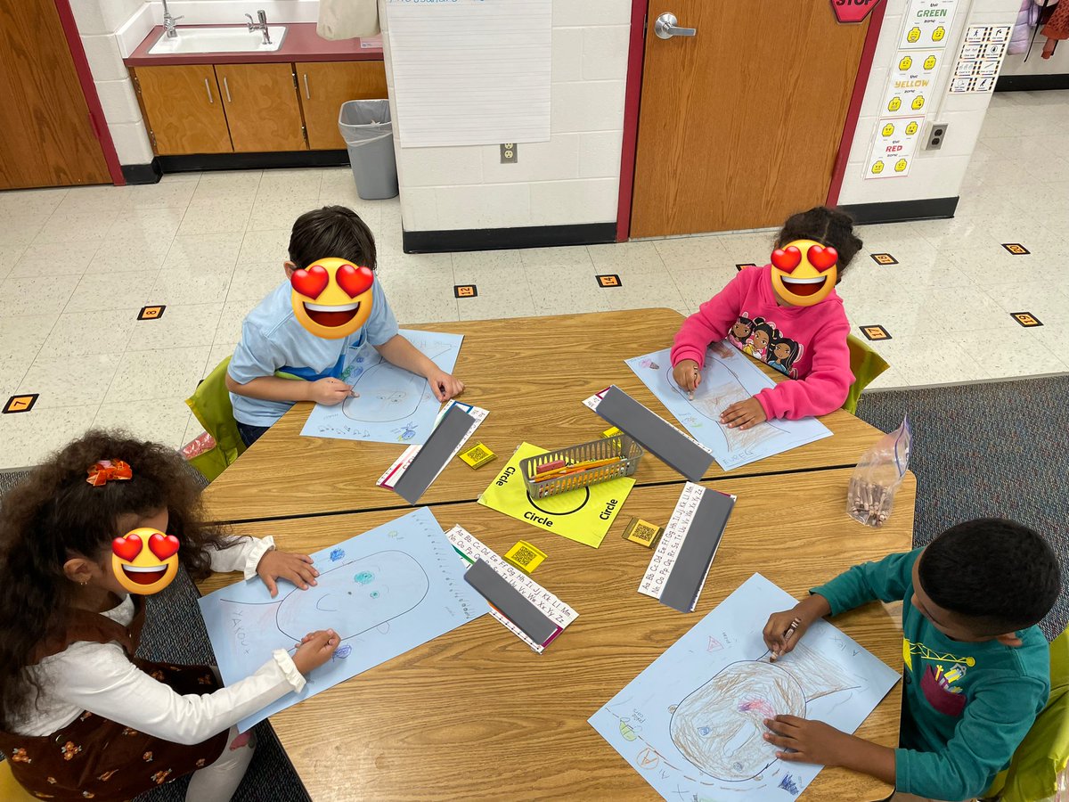 HelgesenLydia's tweet photo. Working hard on our five senses self portraits by adding skin color details today! #interdisciplinarylearning #WhoWeAre #kindergartenrocks @ibpyp @RandolphStars @RandolphIBStars https://t.co/9pyu1kAGJ6