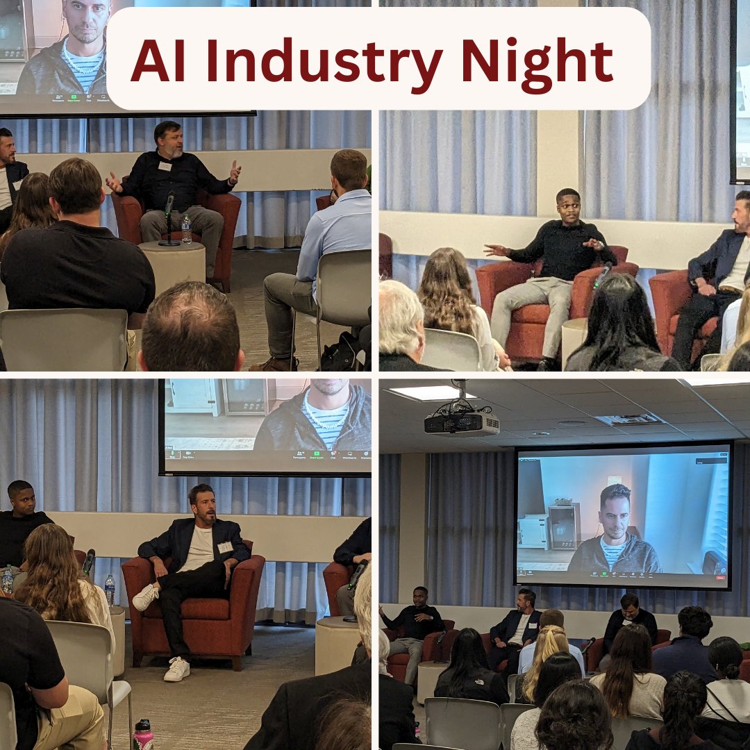 Hi Broncs! here's some photos from our AI industry night on Tuesday. Thank you to everyone who came out!