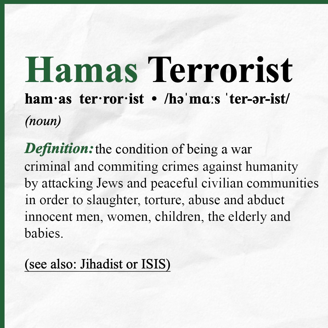 IDF's tweet photo. If this isn’t your definition of a Hamas terrorist, then you are using it incorrectly. https://t.co/rQNOYmrh5i
