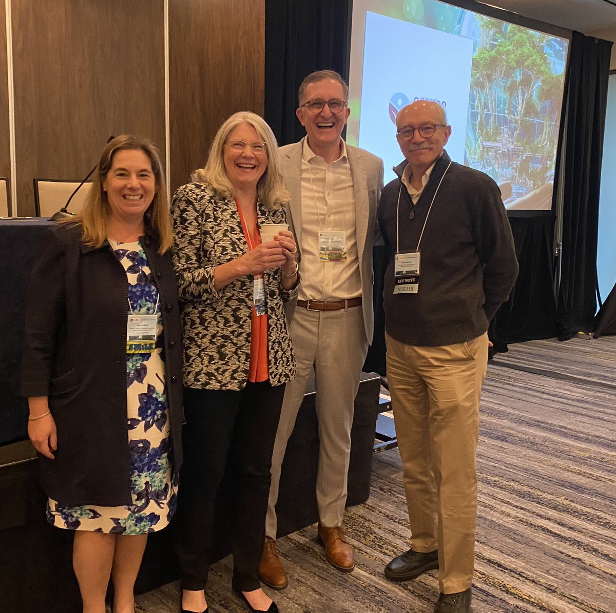 Dr. Woychik (Director @NIEHS ) and members of the #EHSCC2023 organizing committee Dr. Cheryl Walker @BaccarelliAA thank you for an amazing three days of environmental health discussion. #NIEHS_EHSCC