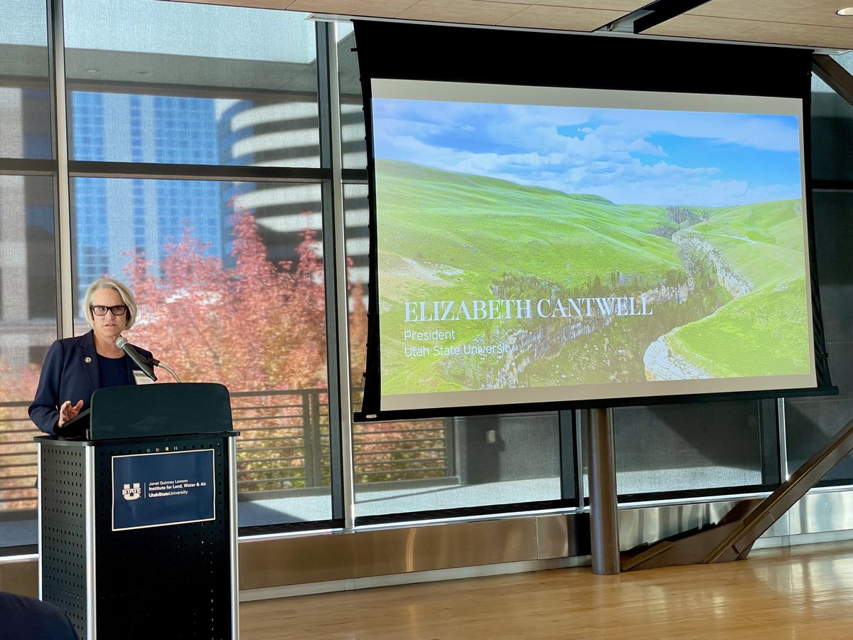 Alan Smith, USU President (@usupres) on Twitter photo Today, the Janet Quinney Lawson Institute for Land, Water & Air released its third annual report to <a href="/GovCox/">Governor Cox</a> and the state legislature. Our diverse team of #USU researchers are deeply engaged in addressing the challenges associated with land, water, and air in Utah. Today, the Janet Quinney Lawson Institute for Land, Water & Air released its third annual report to <a href="/GovCox/">Governor Cox</a> and the state legislature. Our diverse team of #USU researchers are deeply engaged in addressing the challenges associated with land, water, and air in Utah.