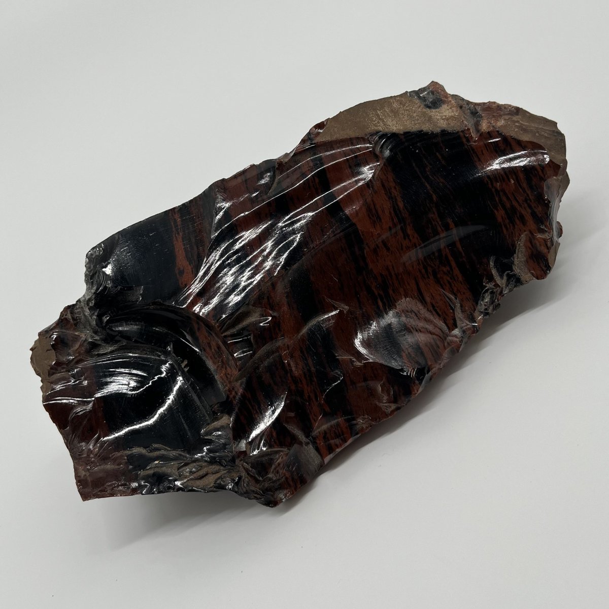 PGMuseum's tweet photo. This week’s #GuessWhatWednesday collection item was a piece of Obsidian! Great guesses everyone, try again next week! #Museum #Collection https://t.co/KZ3EODiuw7