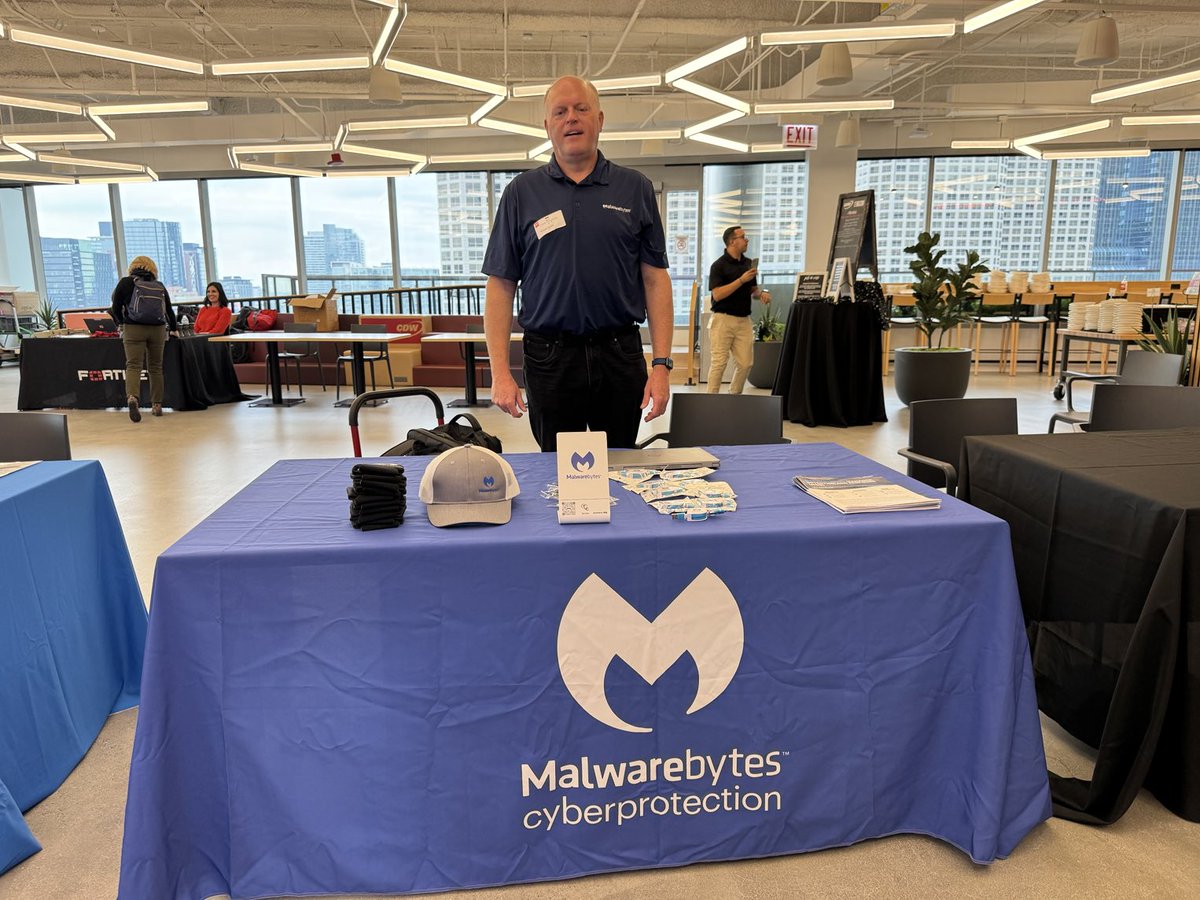 Nerfman55's tweet image. Great Better Together day at CDW on Adams! So good seeing many familiar faces! #malwarebytes #cdw #cdwsocial #cybersecurity