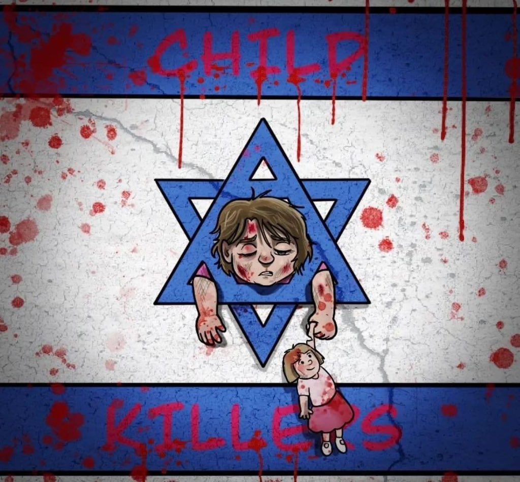 Over 1500 children have been massacred by Israel in a little over 6 days.. 53% of gaza is children. A crime for which they did not commit the world has sentenced the children to death as a collective punishment. You must be well pleased with yourselves. Gutless &amp; spineless.
