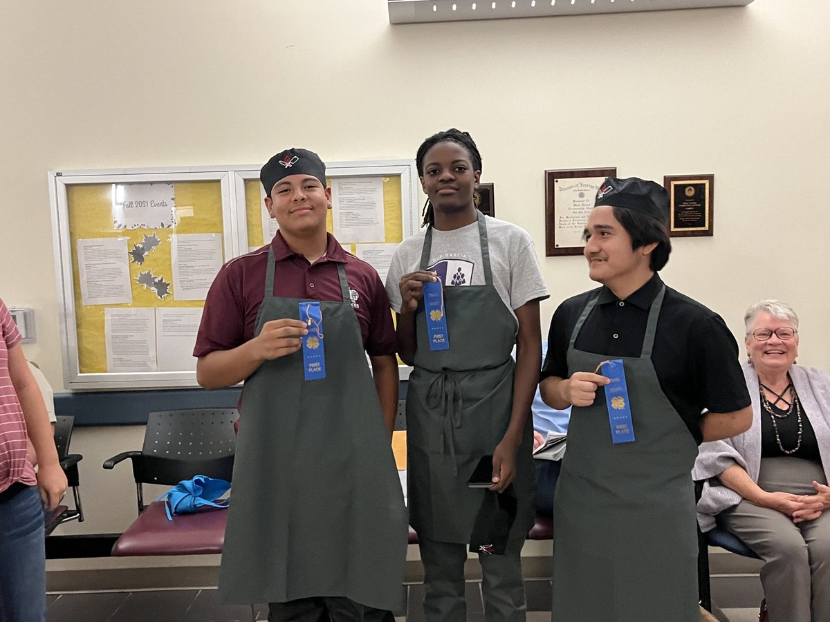 Our young men are preparing for a 1st place award winning dish at the Travis County 4H cooking competition.