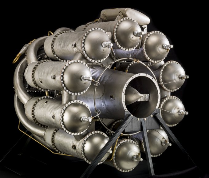 airandspace's tweet photo. #OTD in 1945, Air Commodore Frank Whittle, inventor of the turbojet engine, flew a jet for the first time. What did he think of the experience? He found the flight "extremely satisfying."

Learn more about the Whittle W.1X engine in our collection: https://t.co/MK4Zi0t6Yx https://t.co/o8hNg2GMvi