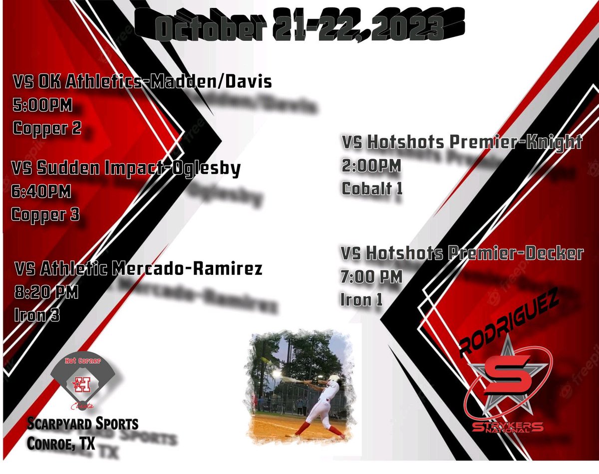 Beyond excited to hit the field with my team this weekend. The hard work is paying off!! <a href="/National_16u/">Strykers National Rodriguez</a>