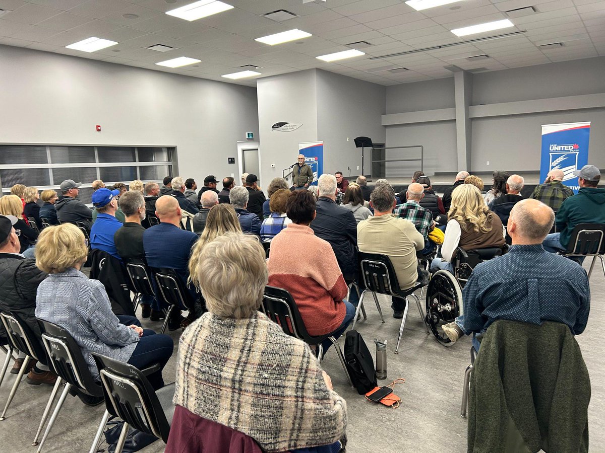 We had another amazing event in Avonlea yesterday evening. Thank you for coming out, sharing your input with us, and allowing us to share with you what Sask United is all about. #skpoli

To attend other events just like this, RSVP today ➡️ saskunited.ca/events