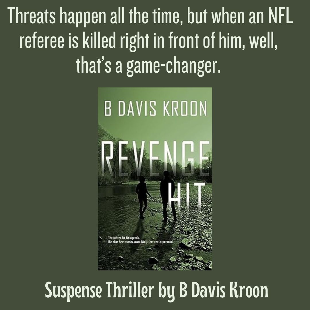 AuthorPromoPal's tweet photo. Revenge Hit (Book II of the Ben Leit Series) by B. Davis Kroon
🏈 📖  🔪 💀 
 
👉 https://t.co/uufWWXxxpn  👈
 
#suspense #football #psychologicalthrill #psycho #thriller #WRPBKS   #bookcommunity ##bookshelf #fiction #read #reader #reading   #amreading  #1BookLuvr  #RevengeHit https://t.co/DnsNOSdo5c