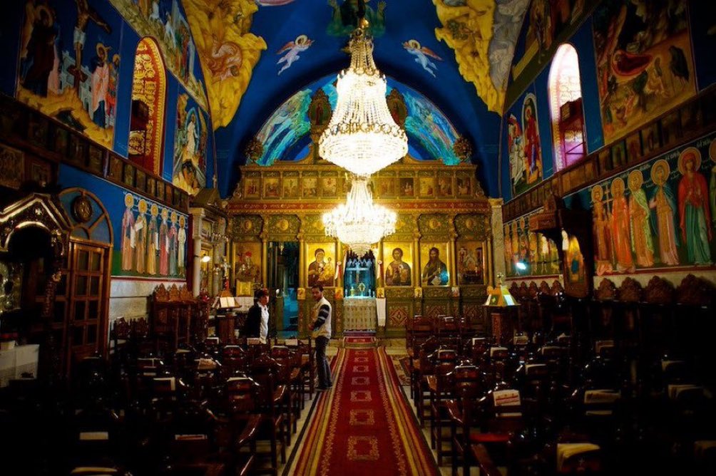 🇮🇱🇵🇸 Breaking: Israel has just bombed the oldest christian church in Palestine - the Greek-Orthodox Church of Saint Porphyrius.🇬🇷

40 Christians have been killed! 

It was one of the oldest churches in the world where 500 where seeking shelter from the war damages in Gaza.