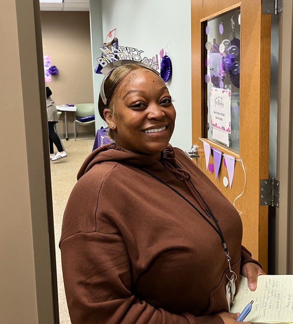 SertomaStar's tweet photo. Sertoma Star Services' Birthday Celebrations Continue
Next stop: Matteson! Our group enjoyed cake, photo ops, and plenty of camaraderie, making it a perfect celebration. We extend our heartfelt thanks to everyone who made the day memorable!

#ChallengingLimitsChangingLives https://t.co/52KhermbOa
