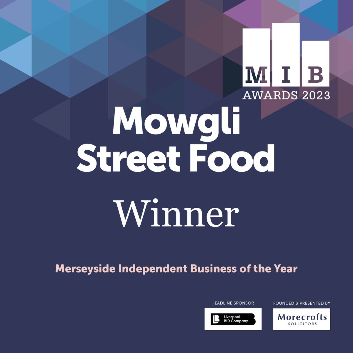 So, it’s time for our final award. The Merseyside Independent Business of the Year Award 2023 goes to…@MowgliStFood   #MIB23 #MIBWinners