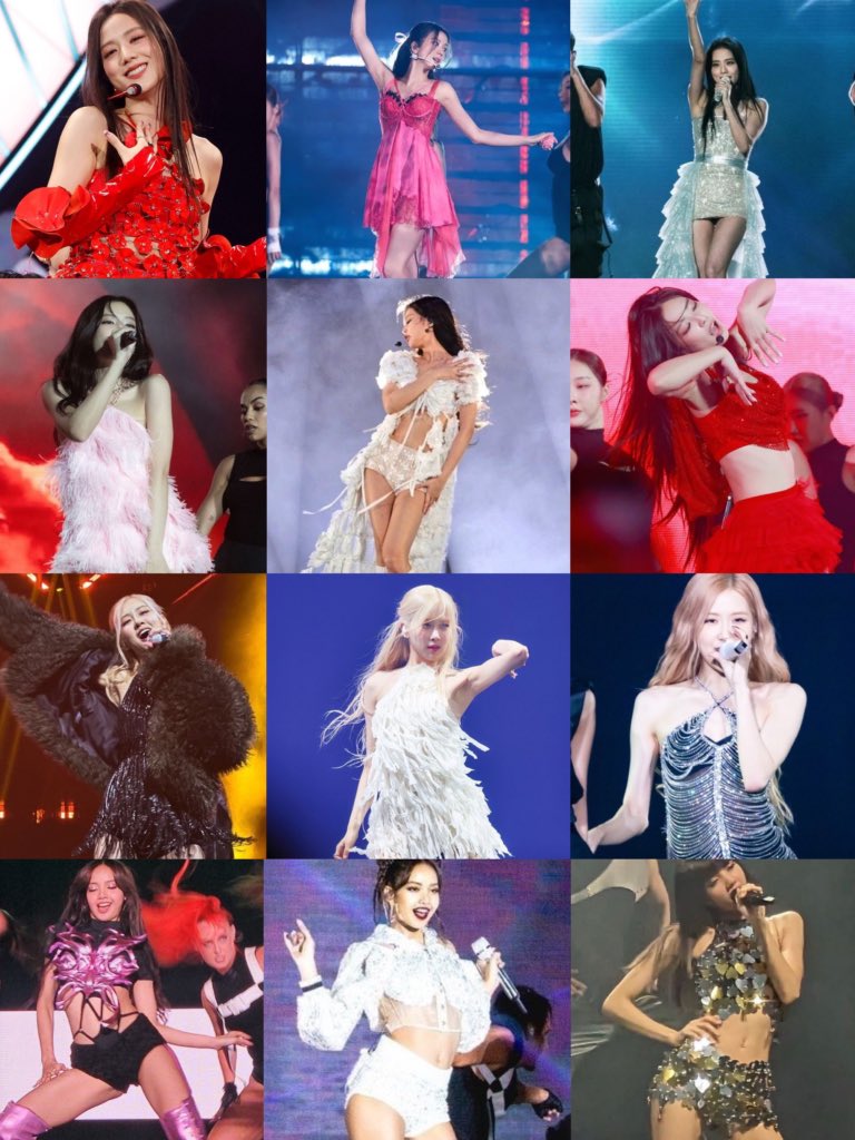 portalblackpink's tweet photo. Mais um para vocês! Elimine um outfit de cada stage solo das integrantes do #BLACKPINK. https://t.co/OgNaddE417