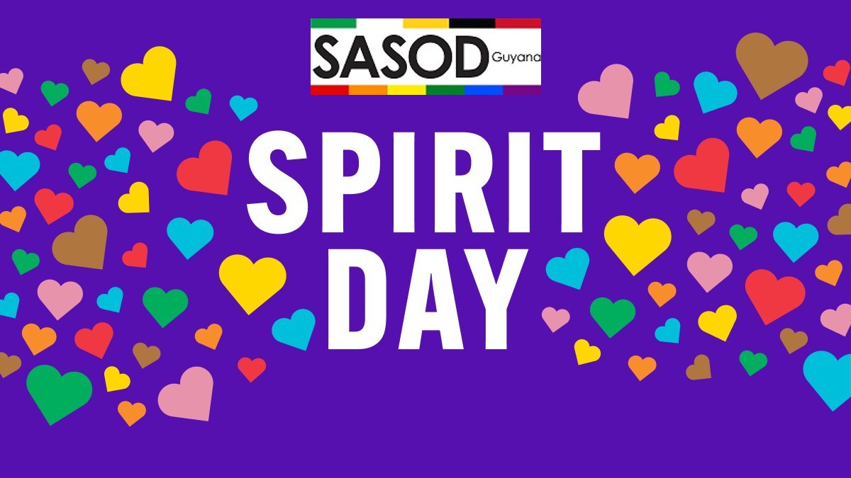 #SASODGuyana stands strong and proud for #SpiritDay! 🏳️‍🌈 Let's unite against bullying and support #LGBTIQ+ #youth. #ChooseKindness #EndBullying #SASOD #Guyana #SASODGuyana20th
