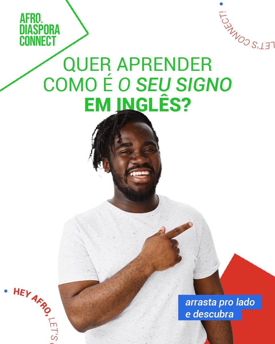 AfroDspConnect's tweet photo. Você é o tipo de pessoa que acompanha as previsões de signo diariamente ou não se liga muito nessas coisas? Independente da resposta você deve saber pelo menos qual o seu signo solar. Mas em inglês você sabe como falar o seu Zodiac Sign? 🧶 https://t.co/h55PMEcRI5