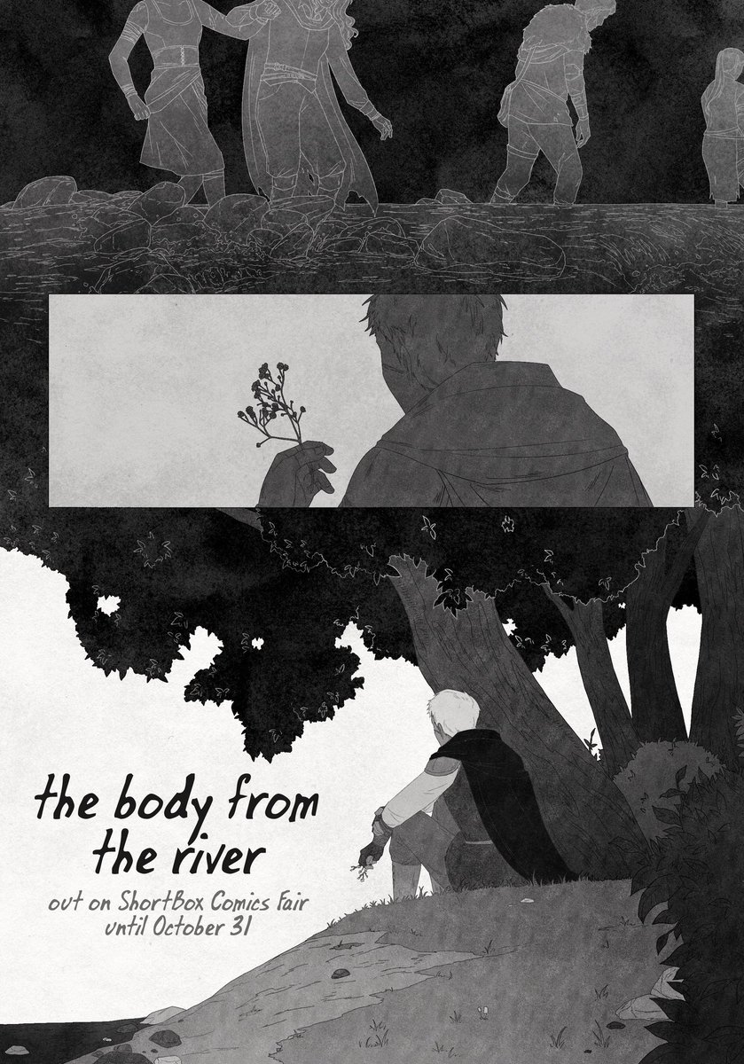 `the body from the river' is available on @SBComicsFair until the end of the month! 🖤