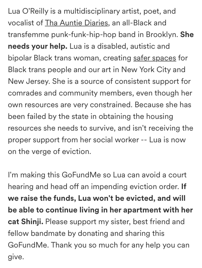 My sister @gruesome_grrl needs some cash!! Help her out 

gofund.me/2de2f5a4