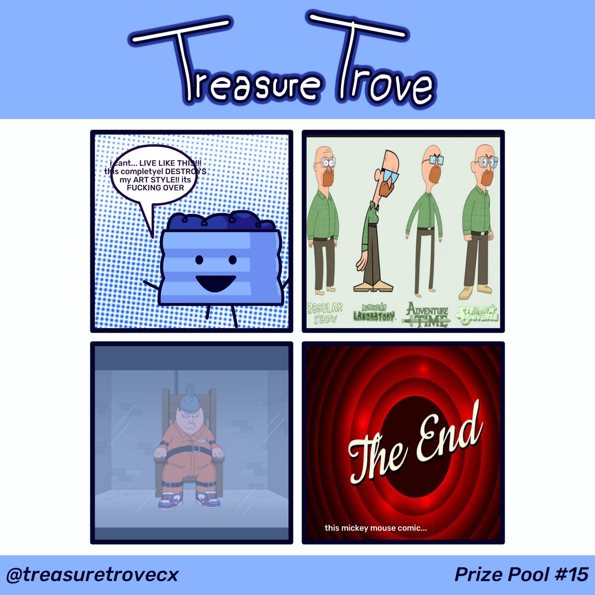 treasuretrovecx's tweet photo. Treasure Trove Comic #15 - The End https://t.co/1IMTXJf3dP