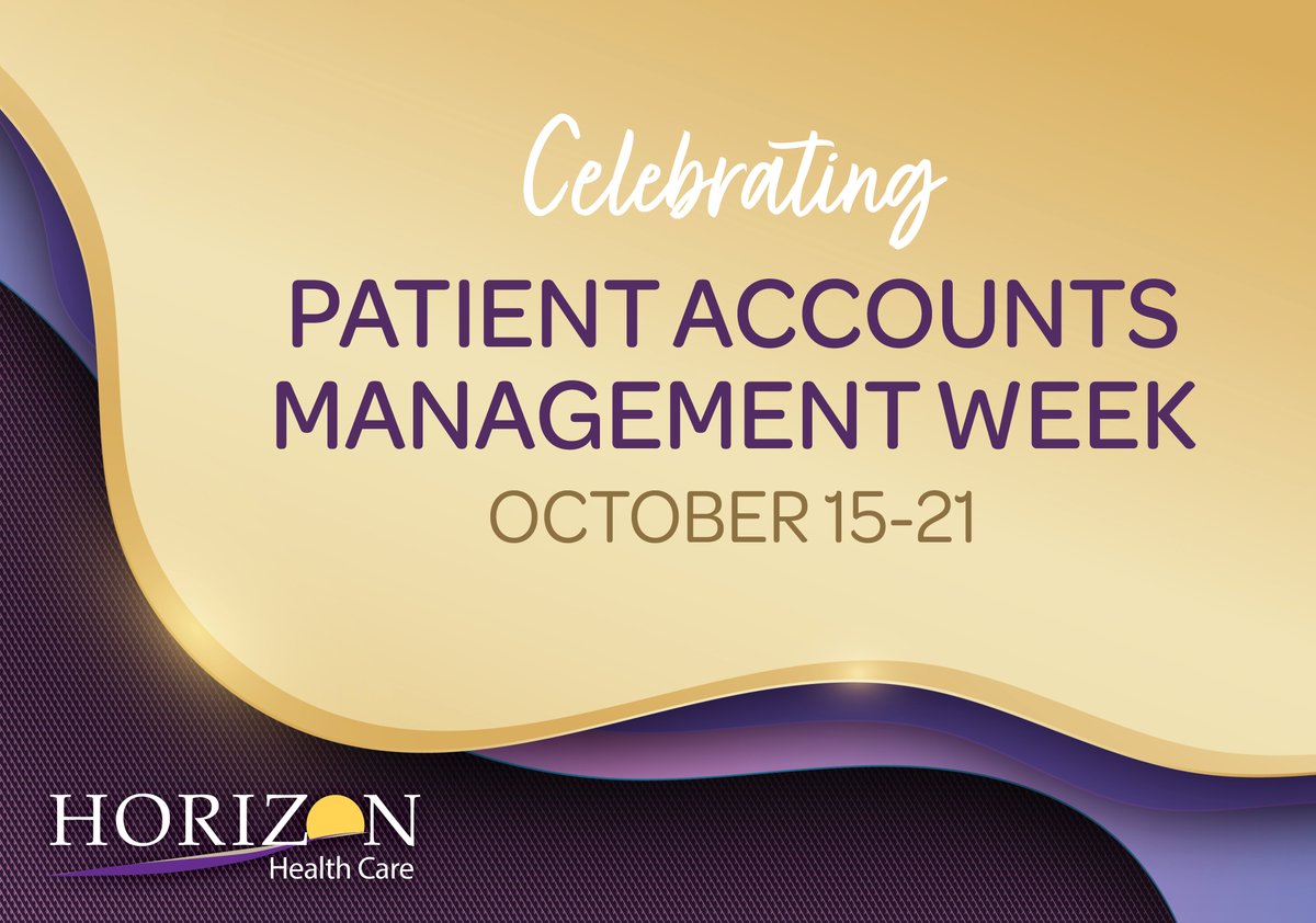 HorizonCHC's tweet image. During Patient Accounts Management Week, we're shining a spotlight on our dedicated team who work tirelessly behind the scenes to make sure healthcare billing and financial processes run smoothly. Thank you for your hard work and commitment! #PAMWeek