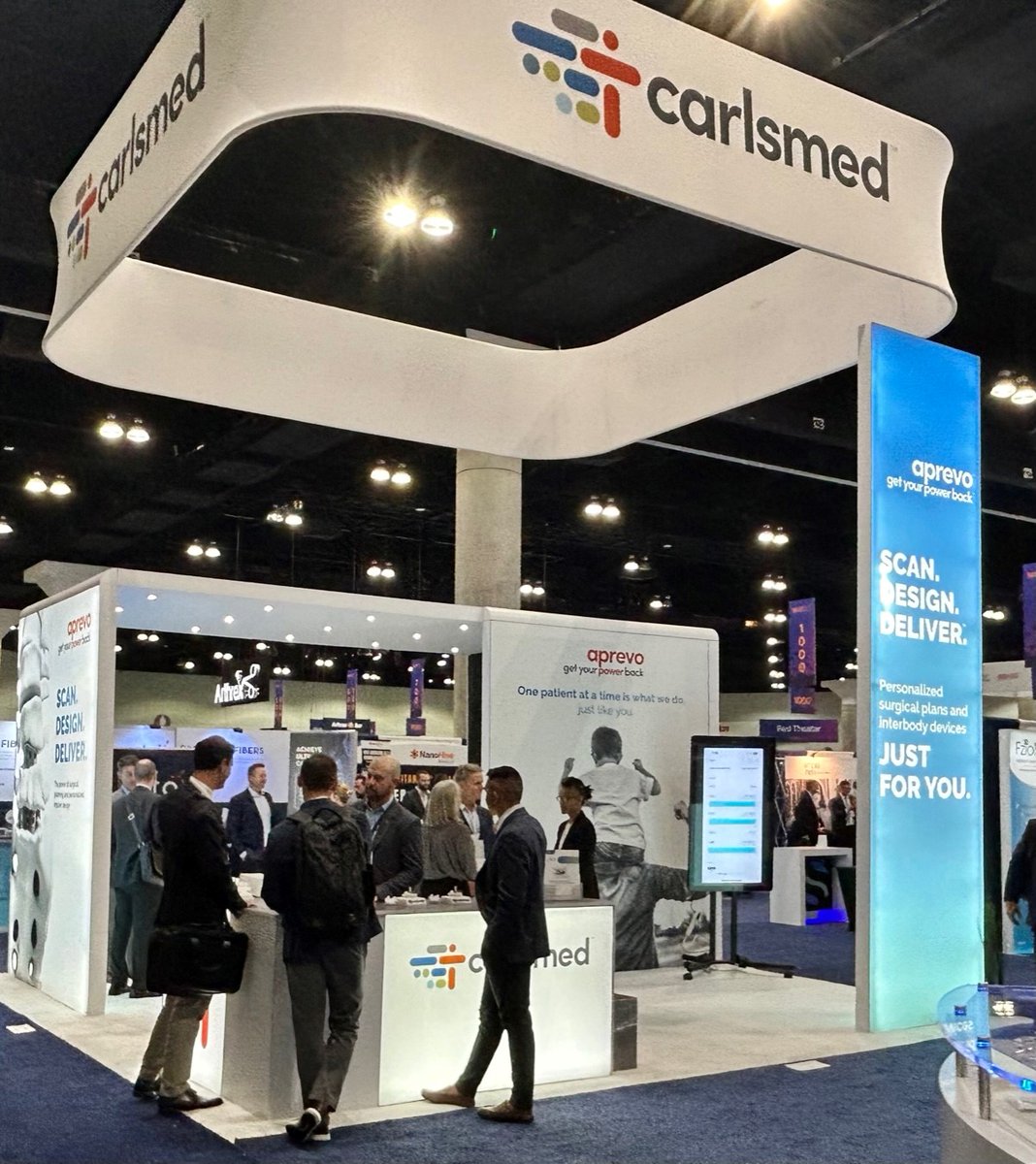 carlsmed's tweet photo. There's still time to visit #Carlsmed during #NASS2023 at the Los Angeles Convention Center! Stop by booth 1201 through Friday afternoon. We'll see you here!   #aprevo #PersonalizedSurgery https://t.co/QvyOtlR3iT
