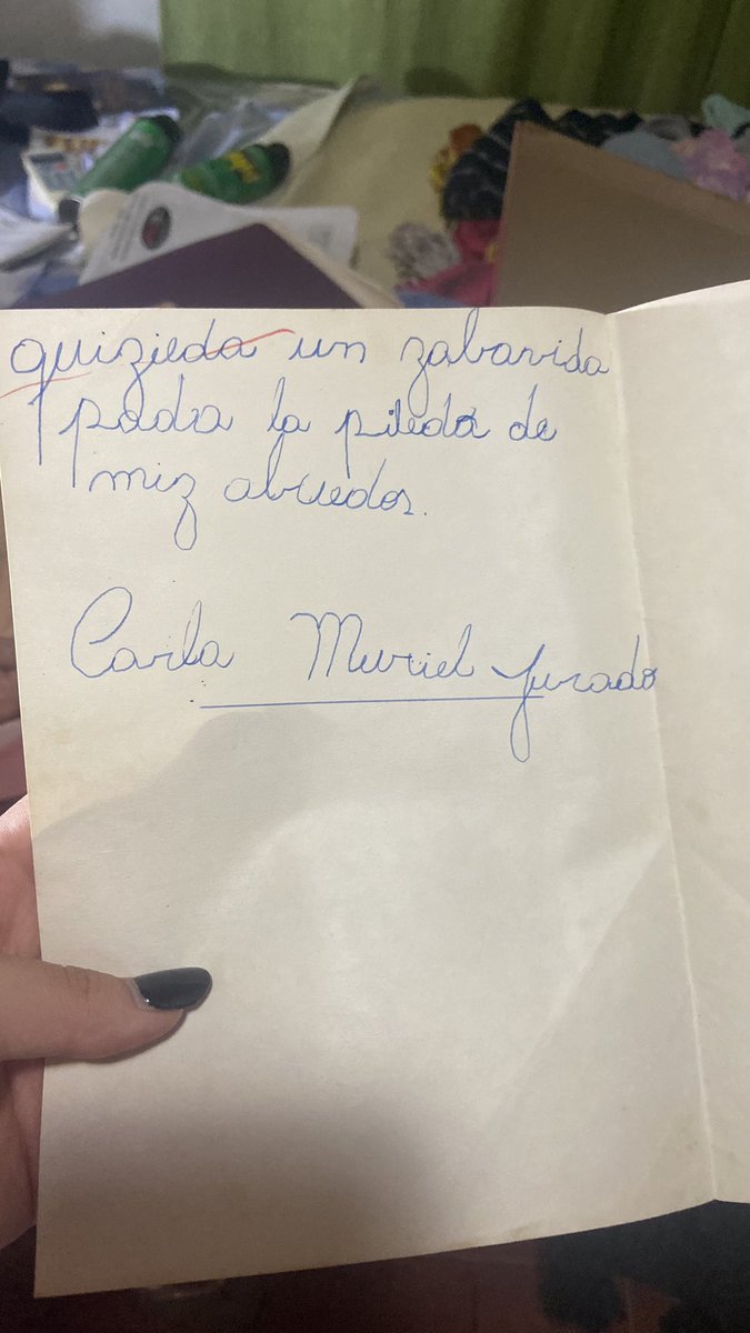 Una que escribía bien