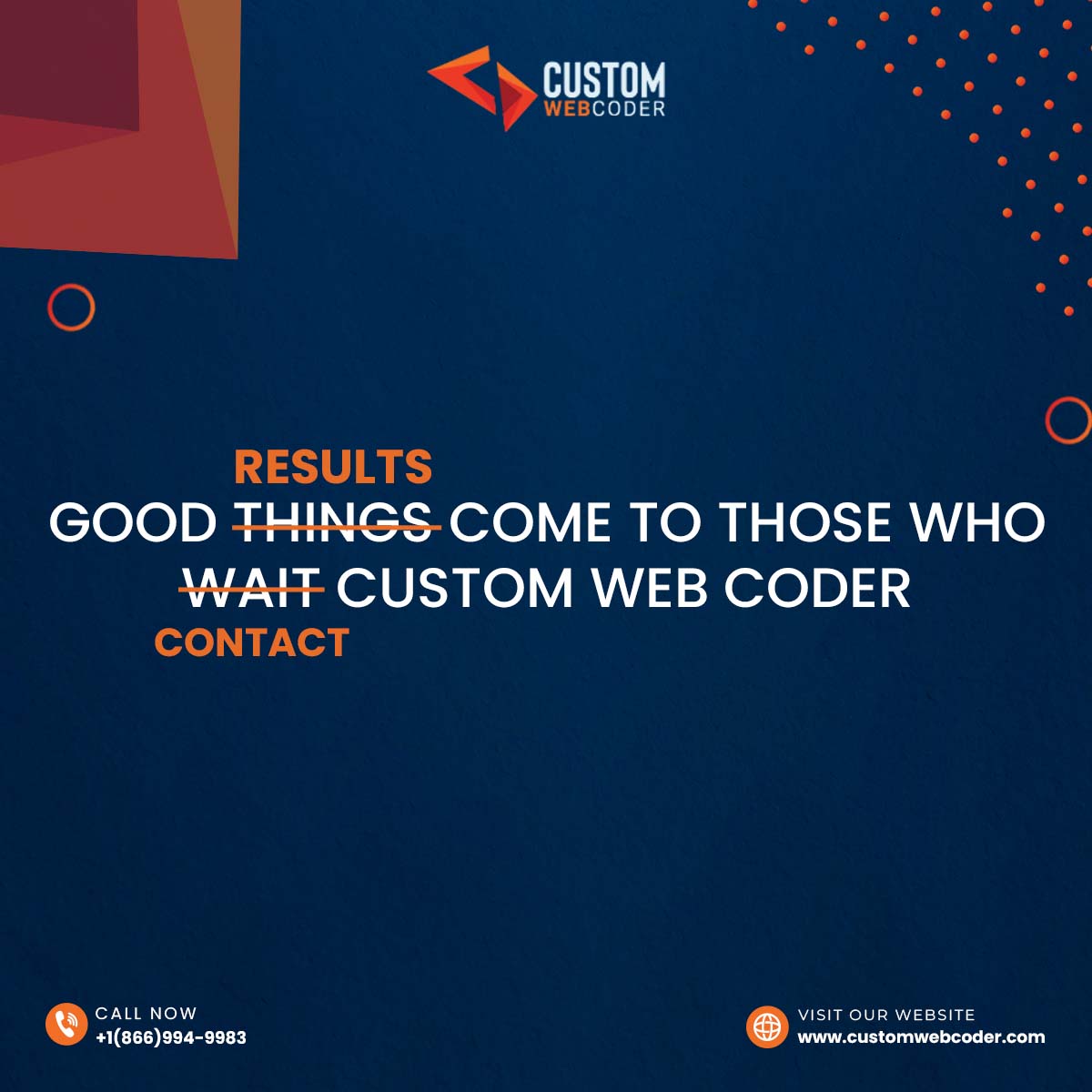 customwebcoder's tweet photo. Discover exceptional outcomes when you reach out to Prime Web designer. Whether it's crafting captivating designs, implementing cutting-edge strategies, or optimizing your digital presence, we are committed to your success. 
https://t.co/qUD7HSEu9b
#customwebcoder #Website #smm https://t.co/WQMnVUpZBW