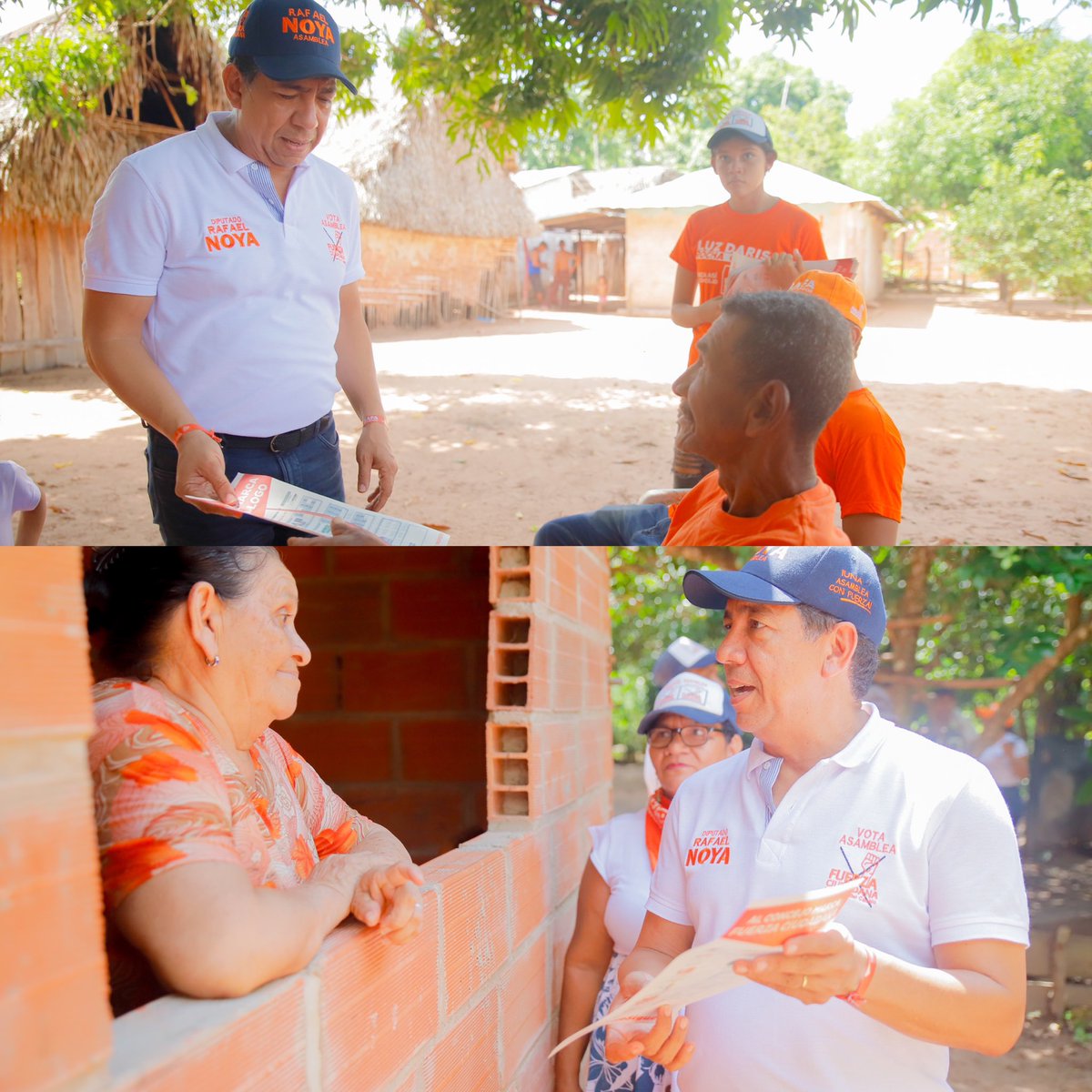 rafaelnoyag's tweet photo. Esta tarde hicimos recorrido #CasaACasa en la vereda #ElRecreo en el municipio de #SanSebastiánDeBuenavista; seguimos sintiendo el respaldo y apoyo de los magdalenenses en cada rincón que visitamos del departamento. 

Seguiremos trabajando por construir un Magdalena más digno para todos y para que el cambio siga y llegue a todos los magdalenenses. 🧡