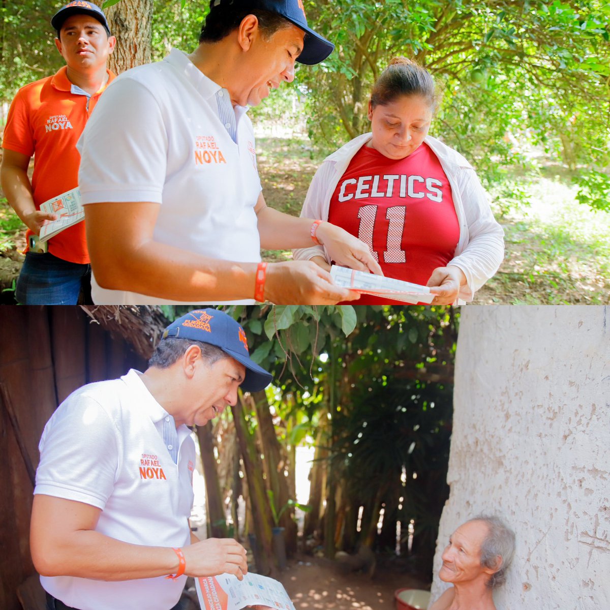 rafaelnoyag's tweet photo. Esta tarde hicimos recorrido #CasaACasa en la vereda #ElRecreo en el municipio de #SanSebastiánDeBuenavista; seguimos sintiendo el respaldo y apoyo de los magdalenenses en cada rincón que visitamos del departamento. 

Seguiremos trabajando por construir un Magdalena más digno para todos y para que el cambio siga y llegue a todos los magdalenenses. 🧡