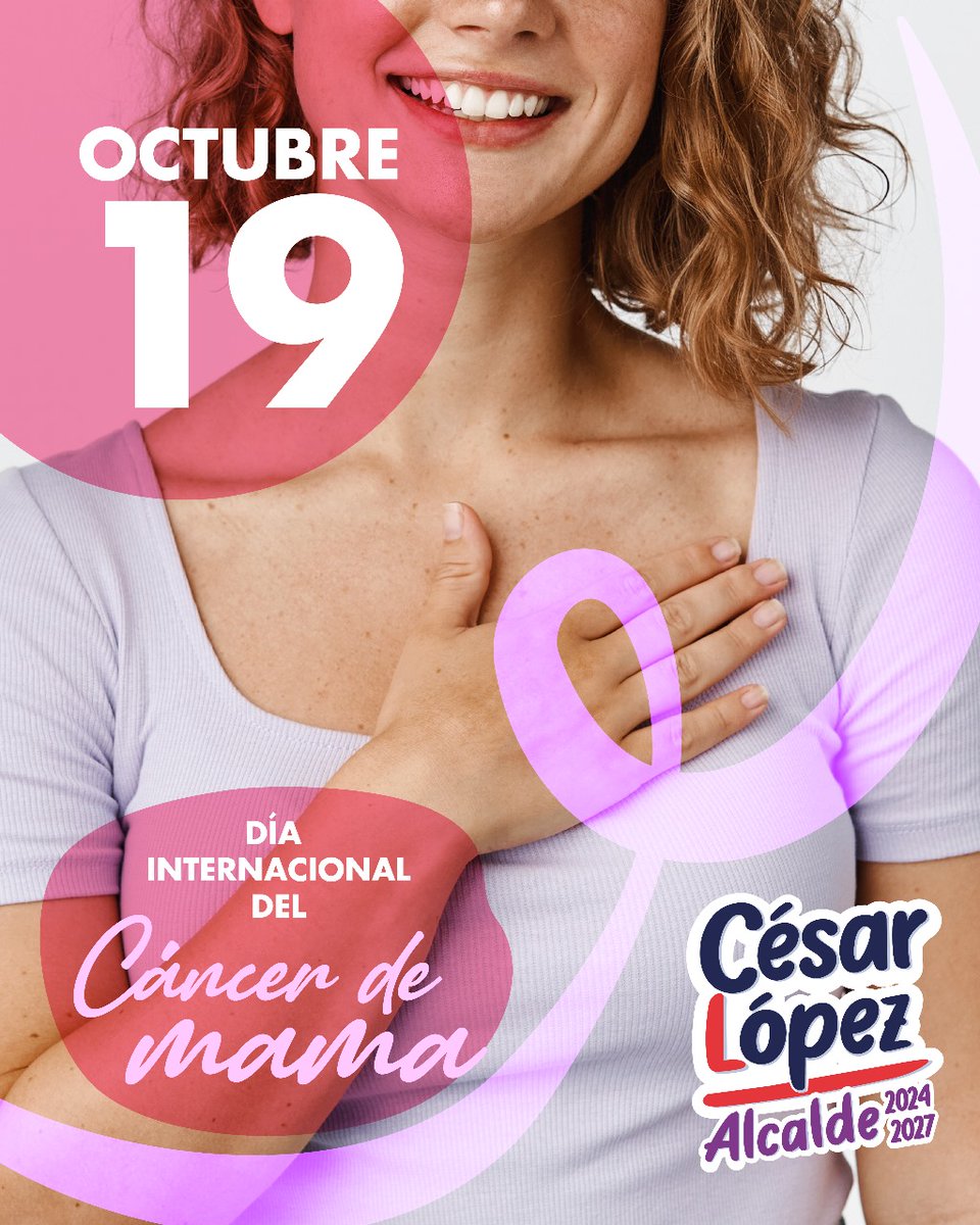 💝 En el Día Mundial de la Lucha contra el Cáncer de Mama, honramos a todas las valientes luchadoras y sobrevivientes 🫶🏽

Su #fuerza y ​​#resiliencia inspiran a millones de personas en todo el #mundo 🤍 

Juntos, podemos avanzar en salud y bienestar al alcance de todos 👍🏼