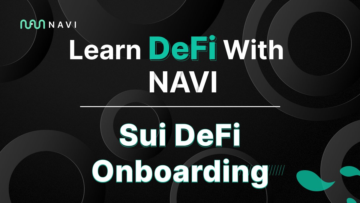navi_protocol's tweet image. 1/10
Learn DeFi With NAVI - Onboarding on Sui DeFi

DeFi can be somewhat complex, especially when trying to juggle different ecosystems.

But fret not, this guide will get you from A to Z on how to onboard to the Sui ecosystem and start using NAVI as a liquidity protocol.  👇