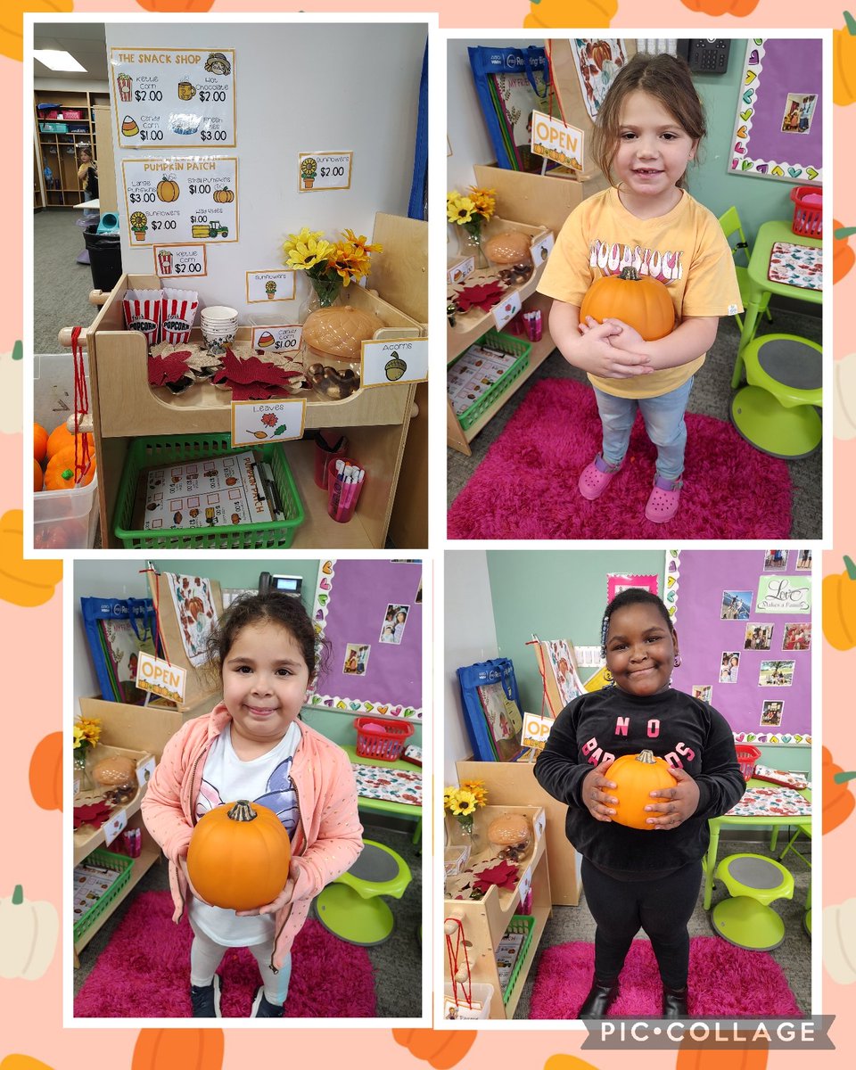 andreabcoker's tweet photo. The students helped set up a pumpkin farm in our Dramatic Play center today! So much fun! 🚜🌻🍁🎃👩🌾👨🌾 #makelearningfun #BCPSkinder @ColgateES https://t.co/hxSXH9y6KO