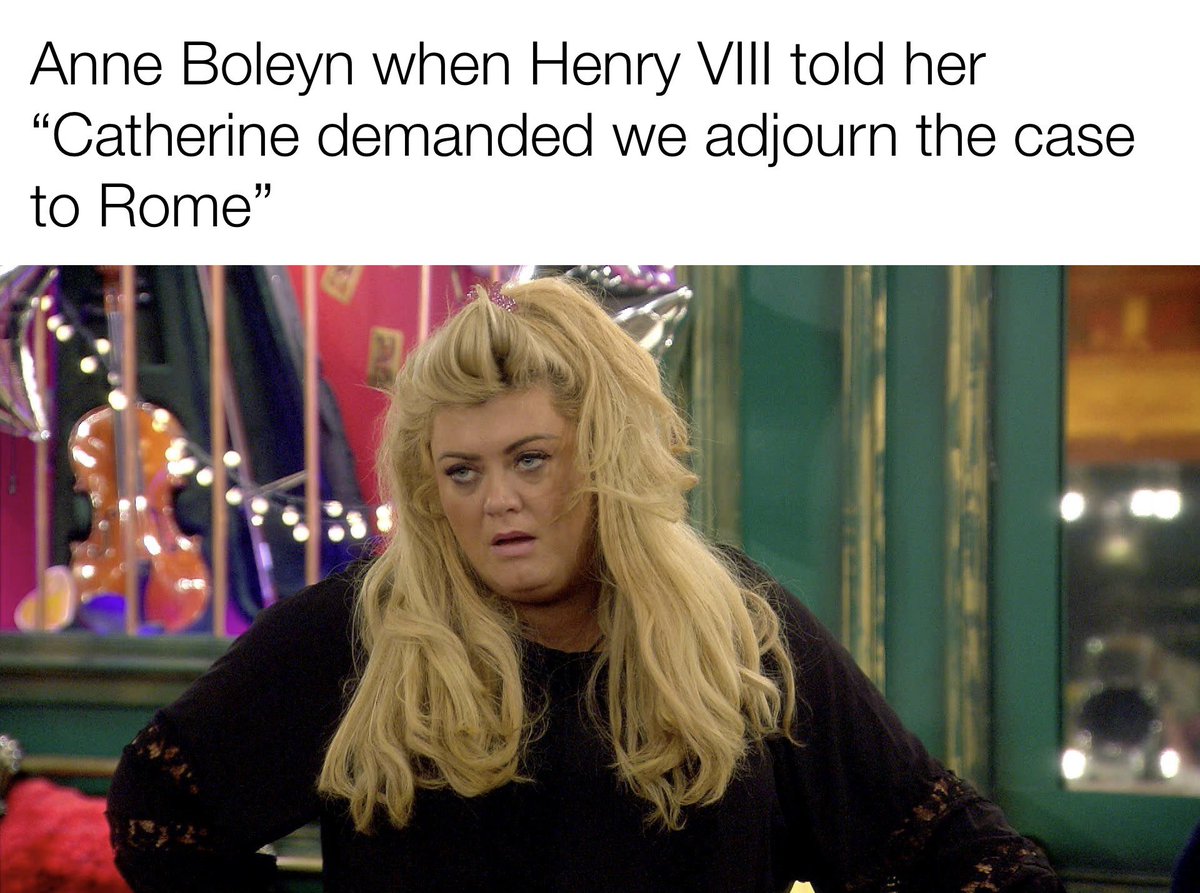 Nah, dead 💀 😂 #anneboleyn #gemmacollins #tudors #tudormeme #henryviii