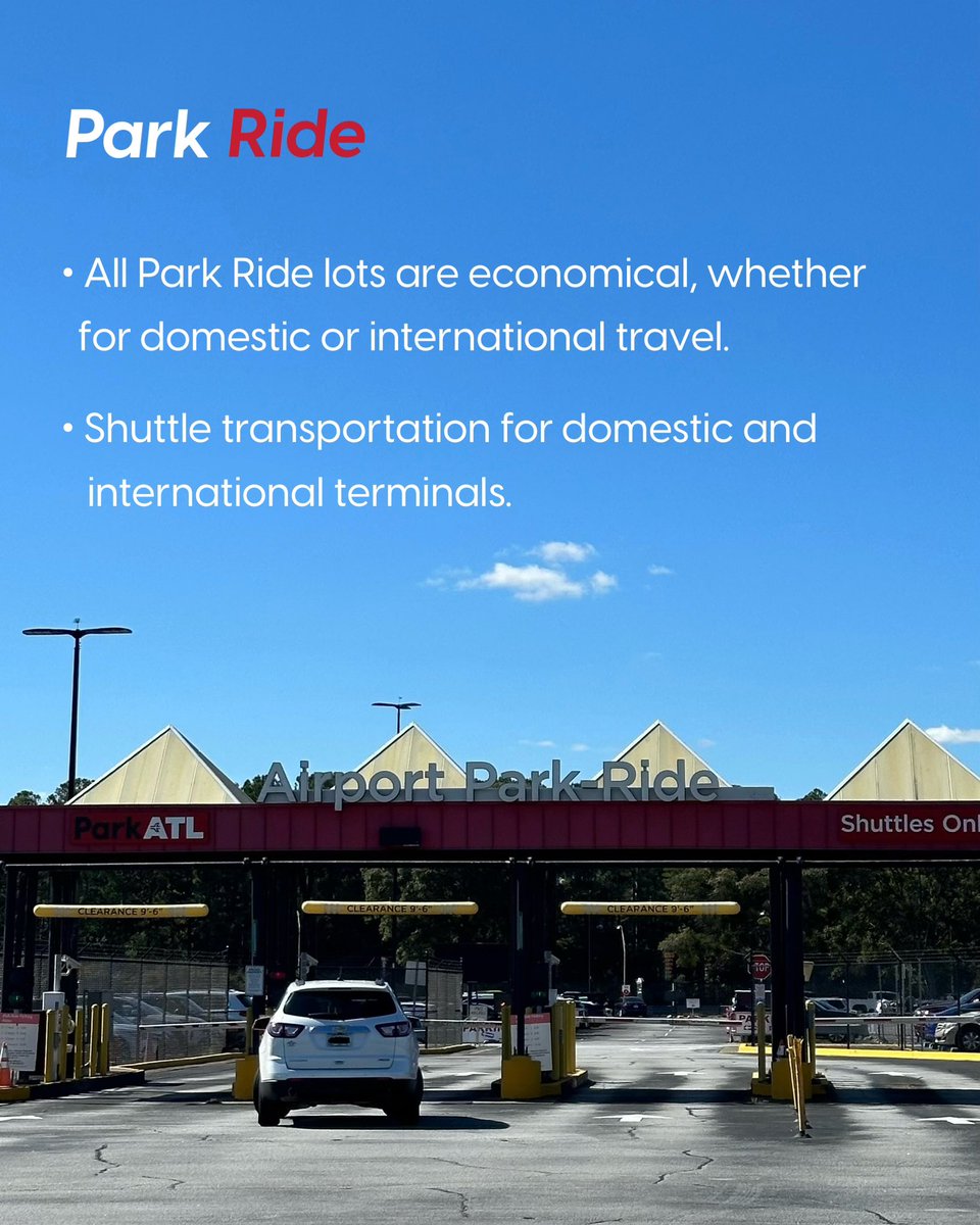 Struggling to find the best parking 🅿️ at #ATL? Swipe through this post to discover your ideal #ATLparking option! ✈️ For more information about parking at ATL, please visit atl.com/parking.