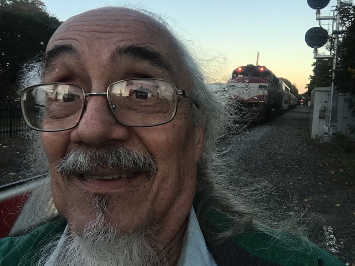 With my buddy the train engine! #mvptwtselfieday