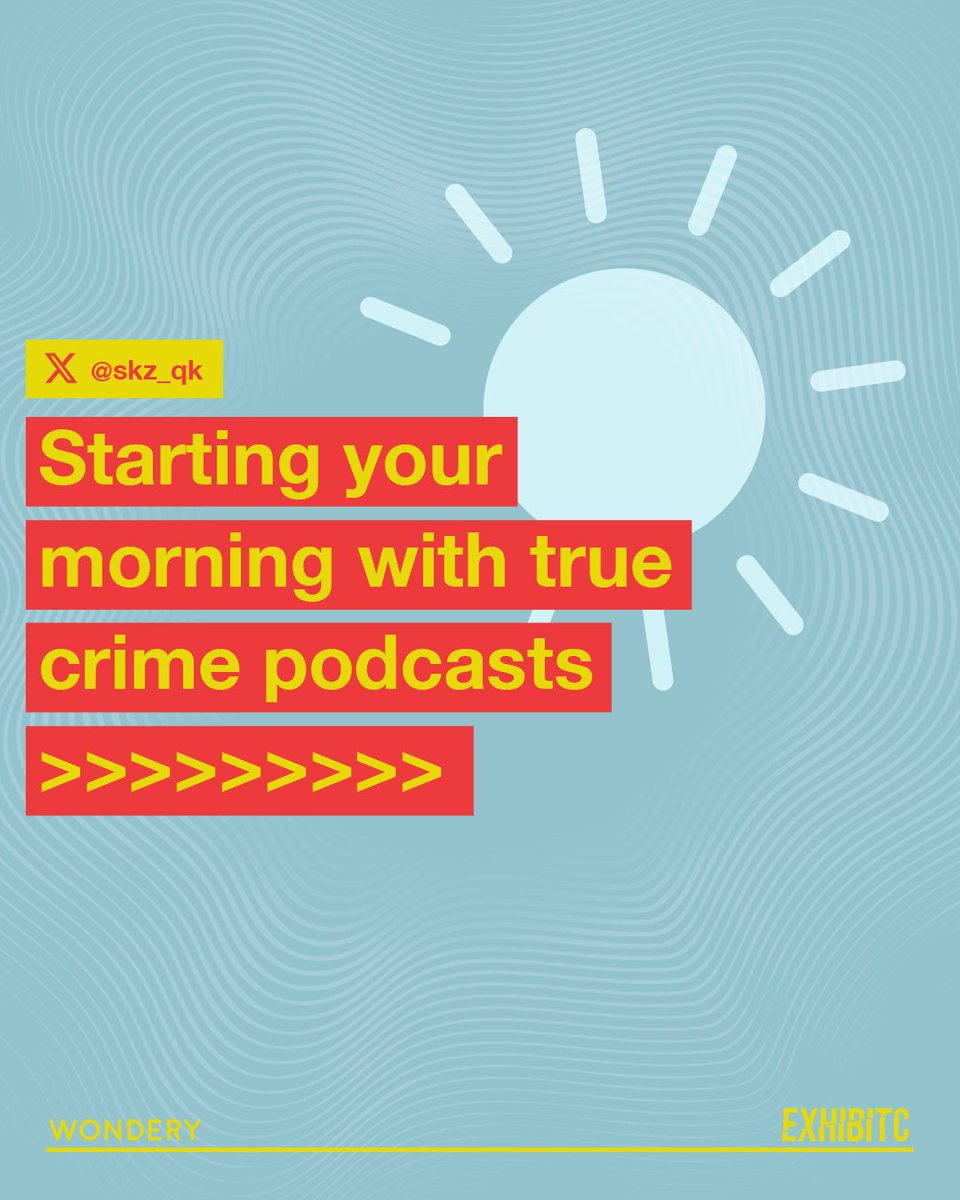 WonderyMedia's tweet photo. True crime pods are the breakfast of champions. ๐ต๏ธ ๐ง #TrueCrimeMonth https://t.co/FcCFDZmIRJ