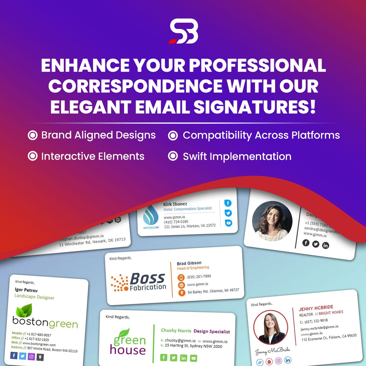 sumitbrands's tweet photo. In professional communication, it’s the small details that make a big difference. Sumit Brands creates email signatures that are a harmonious blend of professionalism and brand consistency. 🌿🖋️

#EmailSignatureDesign #BrandAligned #SumitBrands #ElegantDesign #Branding https://t.co/pnXGA01Oxx