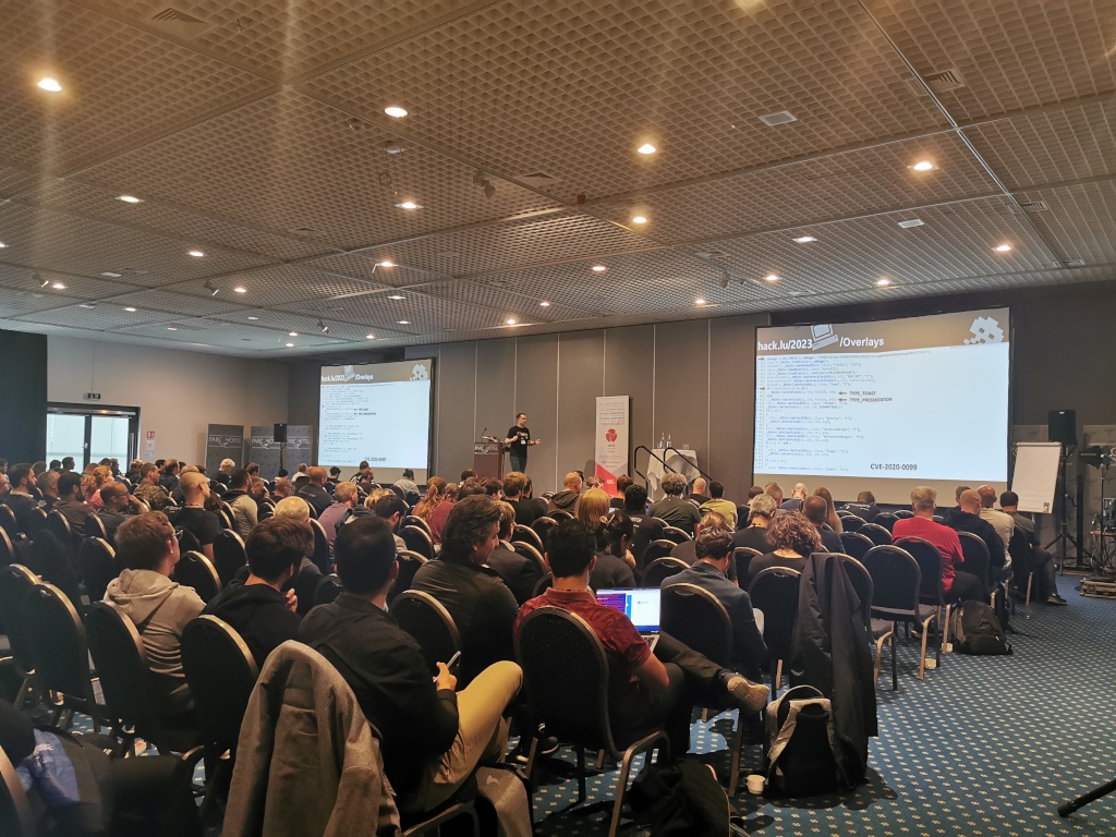 Back from @hack_lu 2023. It was a great conference. Thanks to @Ministraitor everybody who missed can watch the presentations on YouTube.
#hacklu #infosec