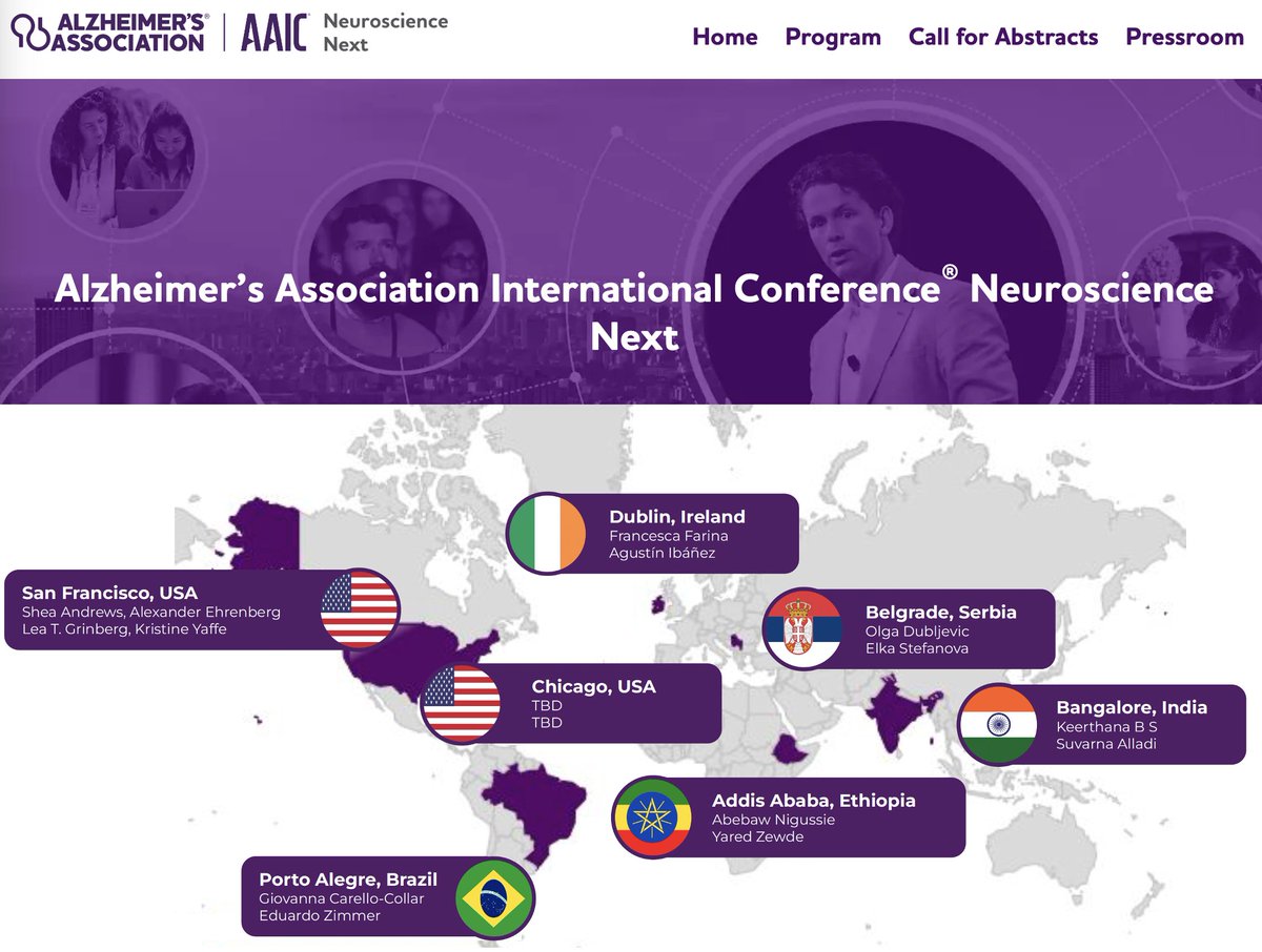Excited to host the AAIC #NeuroscienceNext 2024 Hub at @tcddublin with @FrancescaRoFa. Join us for keynotes on future neuroscience, workshops (computational methods, #PPI, grant writing), Awards, and ECR opportunities. Organized by @ISTAART and energized by @GBHI_Fellows. Other