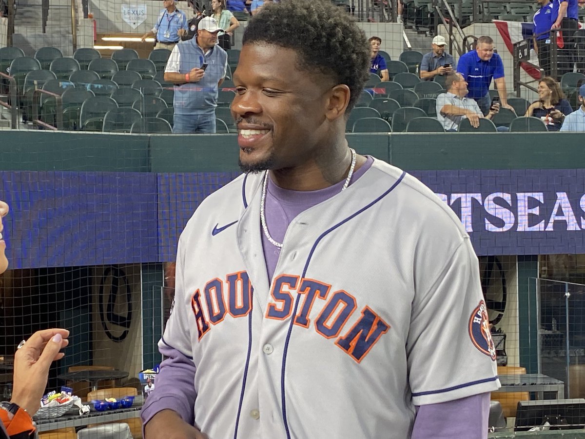 Texans legend Andre Johnson is here.