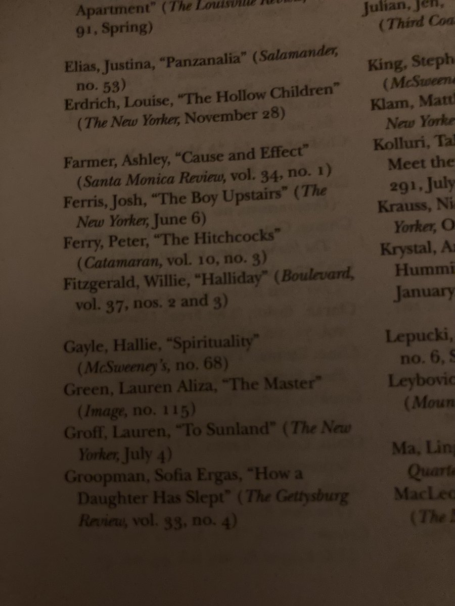 Last night, I was at <a href="/MaisonPickle/">Maison Pickle</a>, eating a patty melt alone at the bar, when I opened my copy of BASS to discover I had written, in the words of <a href="/cora/">Cora Lewis</a>, a "Next Best American Short Story."