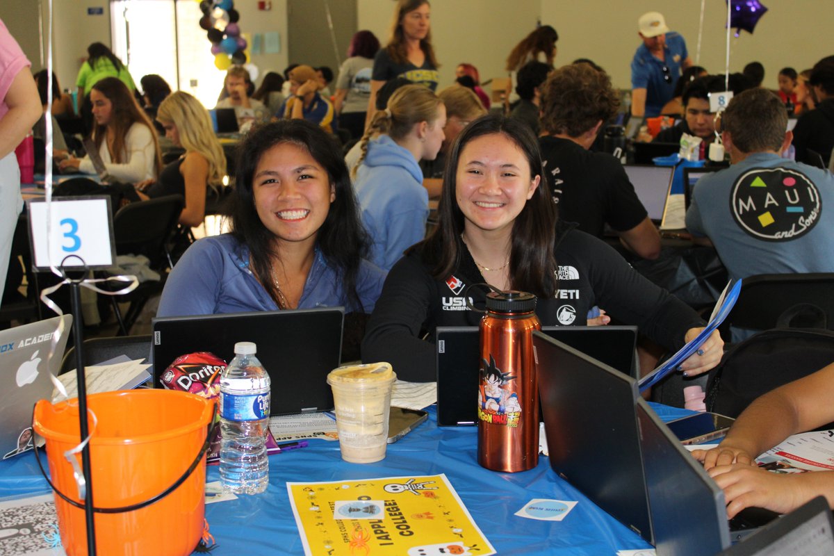 Counselors made their way to <a href="/SanPasqualHS/">San Pasqual High</a> for their final stop with the College Application Blast Off event. Thank you to all who came together to support our seniors in the college application process. #collegeready