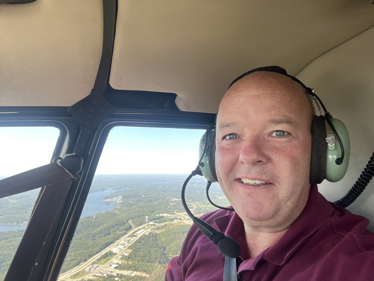 Took a helicopter trip over the Ozarks, awesome 👏