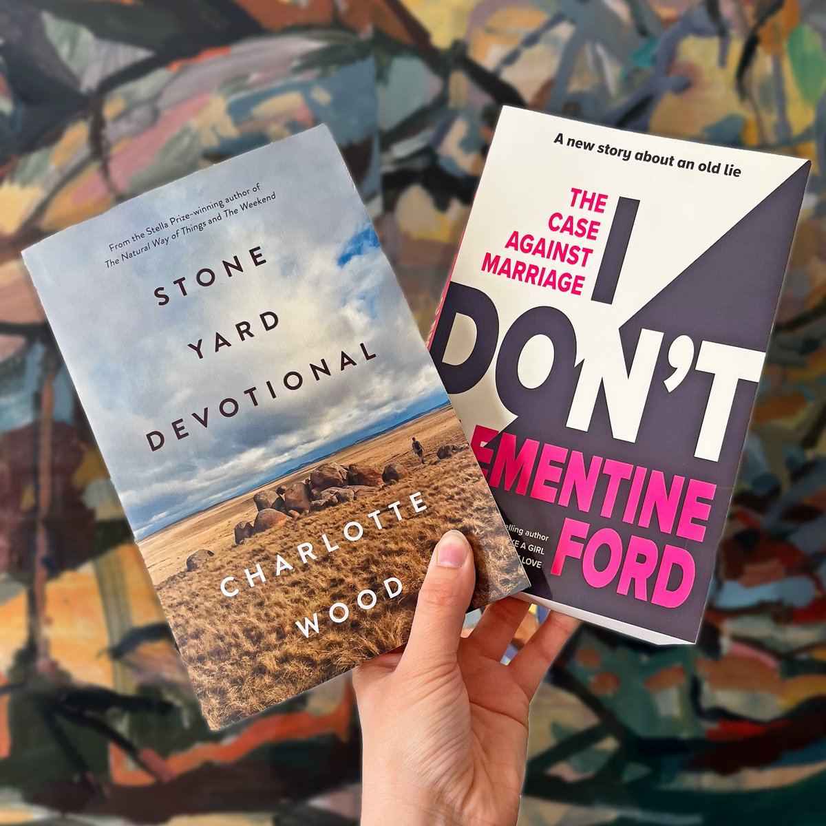Looking for something to listen to this weekend? 🎧 Well, two of our great books get a cheeky shout out in this month's @booktopia podcast! 'Stone Yard Devotional' from Charlotte Wood and 'I Don't' from Clementine Ford. Listen to the full episode here 👉 apple.co/46UnaOf