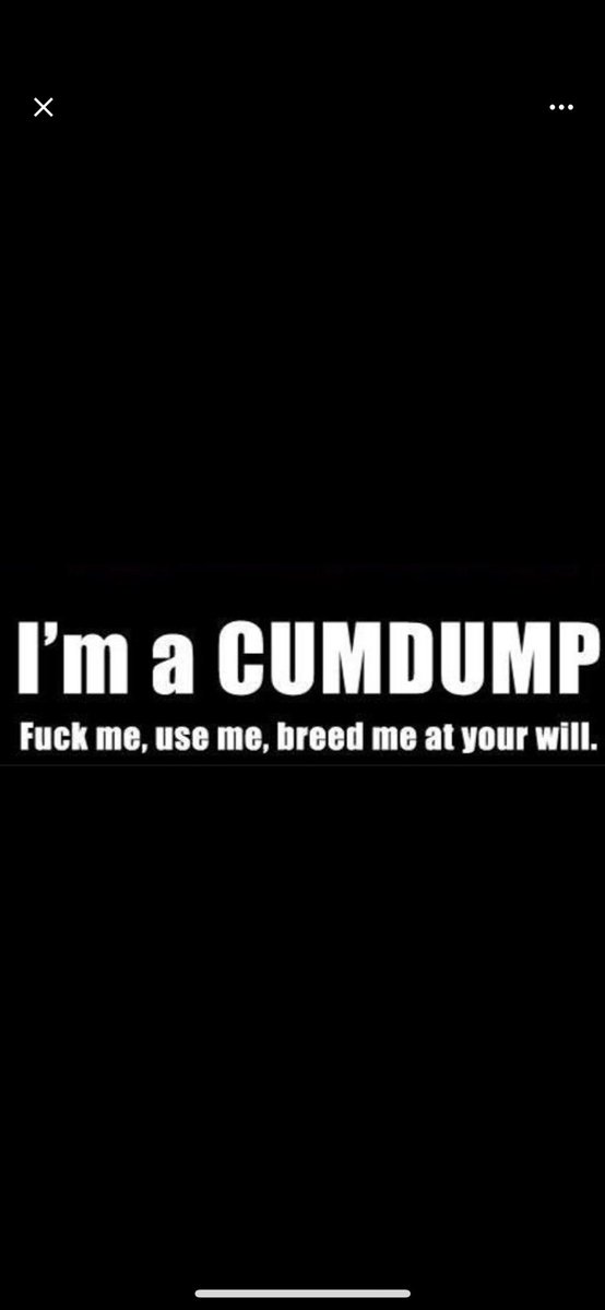 RT if you’re a cumdump.