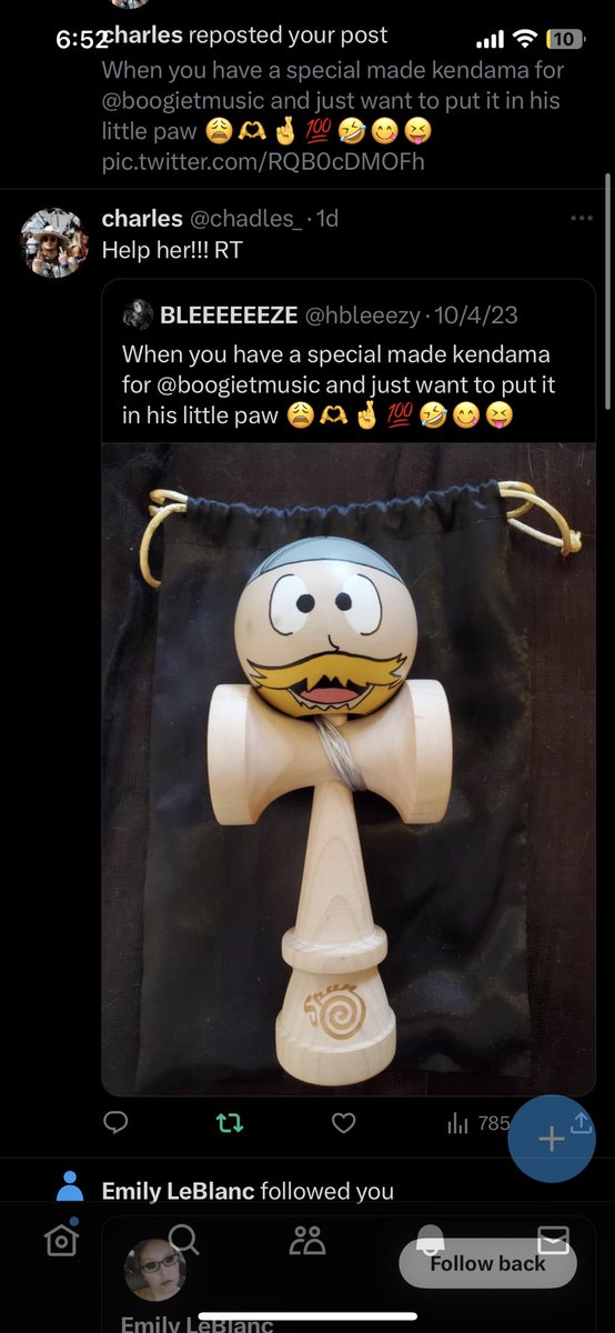 hbleeezy's tweet photo. Yo thank to everyone who been retweeting and tagging him on Facebook/Instagram ect. LETS GET HIM THIS DAMA!!!! 
@boogietmusic love you baby boii 😜✌️💯🫶 https://t.co/prZ61nsYJw