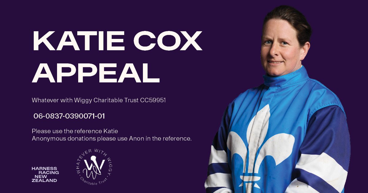 Well known Canterbury horsewoman Katie Cox has been diagnosed with a rare and aggressive form of lung cancer. Unfortunately the only treatment options are unfunded. <a href="/Whateverwithwi1/">Whateverwithwiggy</a> has set up an appeal where all funds raised will go to support Katie. 
bit.ly/3QnYDur